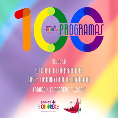 ‘Somos de Colores’ celebra su programa 100 con una edición especial desde la Escuela Superior de Arte Dramático de Málaga
