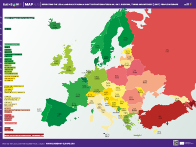 España mejora siete puestos y alcanza la cuarta posición europea en derechos LGTBI+ gracias a la Ley LGTBI+
