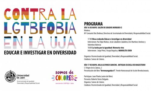La Universidad de Jaén y Somos de Colores se unen a la lucha contra la LGTBIfobia y la promoción de la diversidad