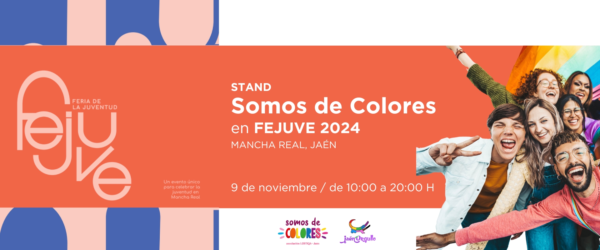 Stand Somos de Colores en la Feria de la Juventud 2024 de Mancha Real